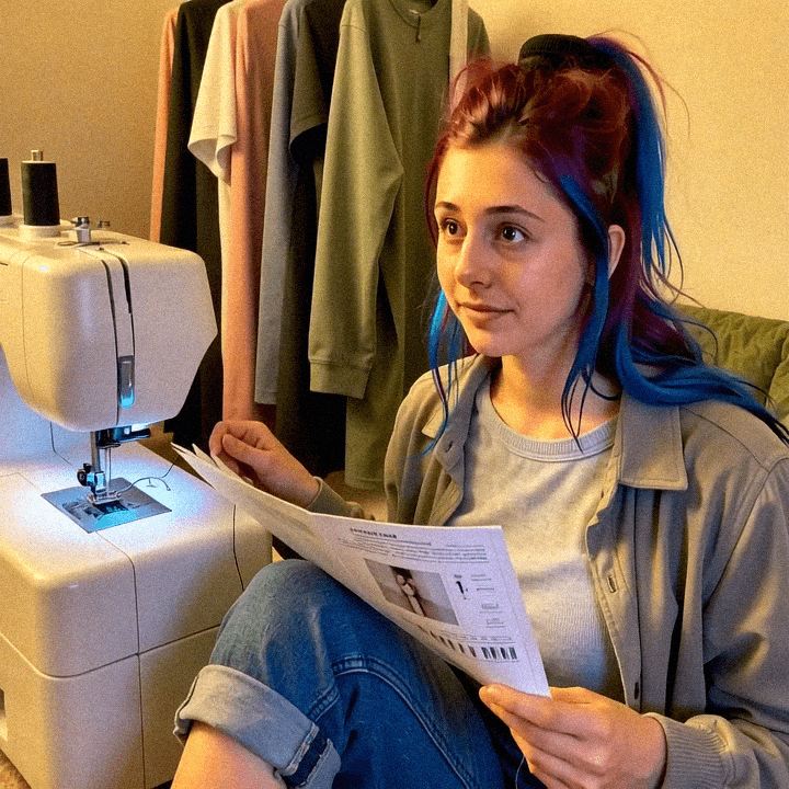 Emma-Jane MacKinnon-Lee instructions sewing process